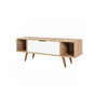 Hanah Home Mesir 3328 Soporte para TV Roble Zafiro y Blanco